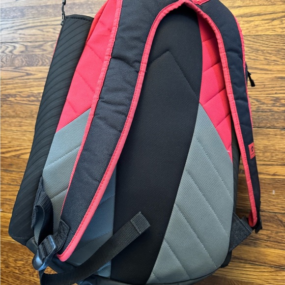 DeMarini Voodoo OG baseball backpack in scarlet red and black. - Picture 6 of 12